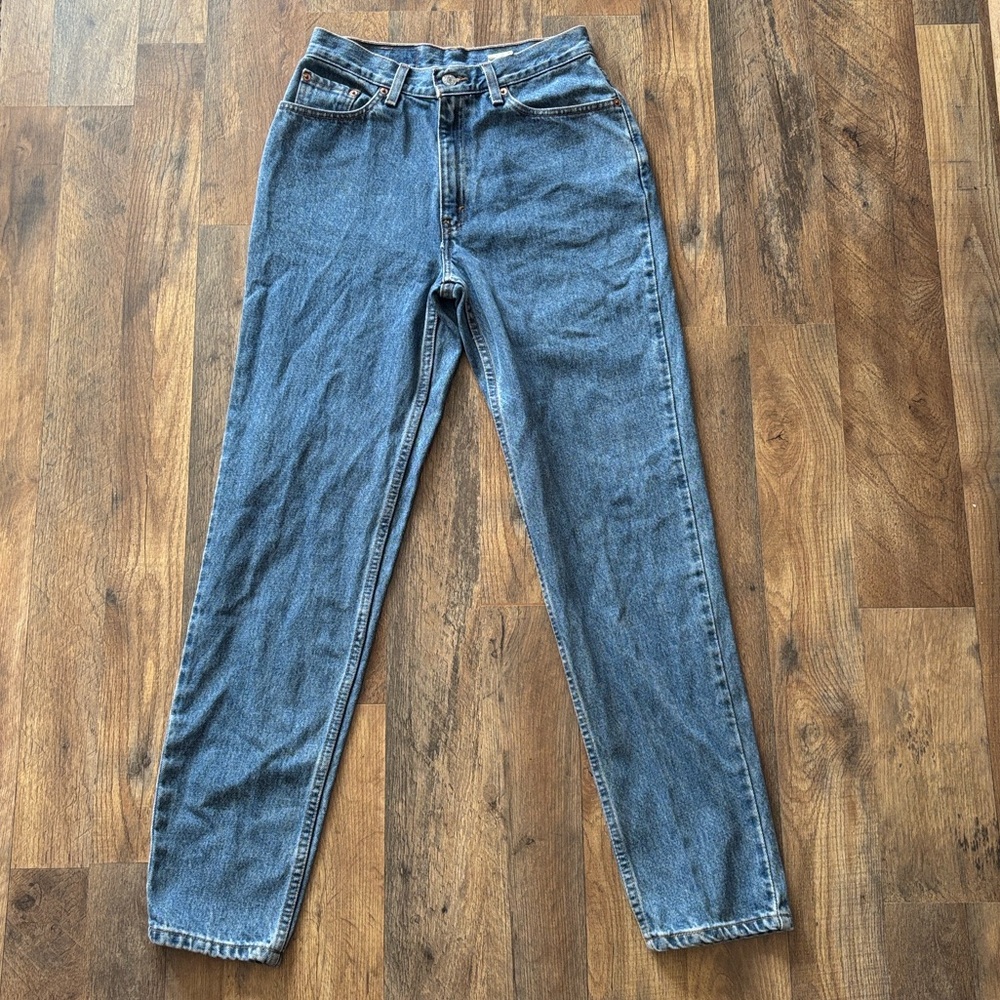 Levi’s 512 vintage denim 90s slim fit tapered leg jeans juniors size 9 medium